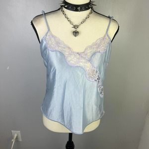 Vintage blue lace cami